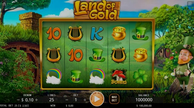 Играть Lands of Gold от Kagaming в казино 1Win