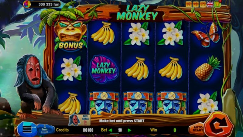 Играть Lazy Monkey от Belatra в казино 1Win