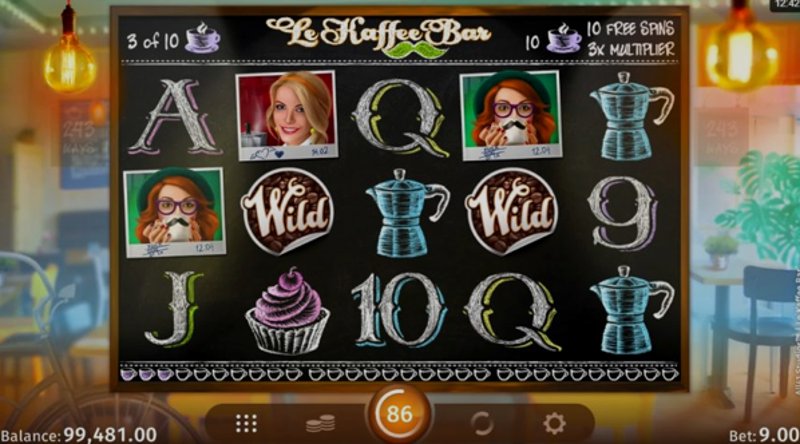 Играть Le Kaffee Bar от Games Global в казино 1Win