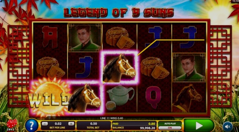 Играть Legend of 9 Suns от Games Global в казино 1Win