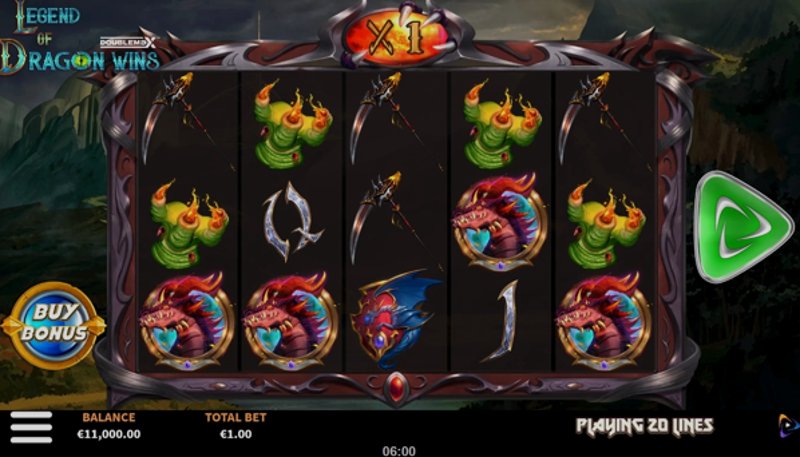 Играть Legend of Dragon Wins от Yggdrasil в казино 1Win