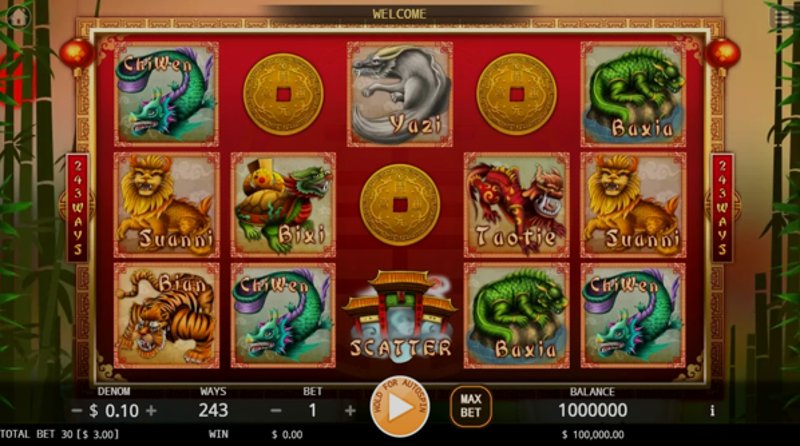 Играть Legend of Dragons от Kagaming в казино 1Win