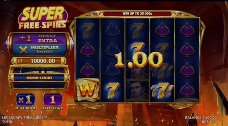 Играть Legendary Treasures от Microgaming в казино 1Win