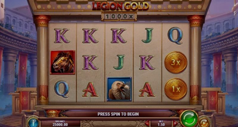 Играть Legion Gold от Playn Go в казино 1Win
