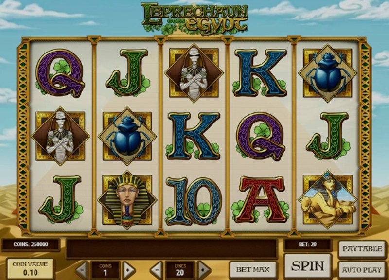 Играть Leprechaun goes Egypt от Playn Go в казино 1Win
