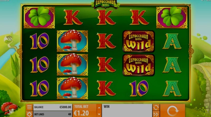 Играть Leprechaun Hills от Quickspin в казино 1Win