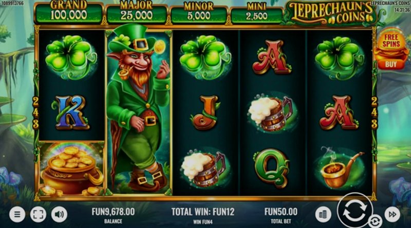 Играть Leprechaun’s Coins от Platipus в казино 1Win