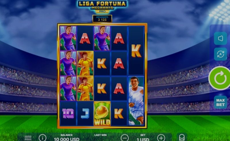 Играть Liga Fortuna Megaways от Onlyplay в казино 1Win