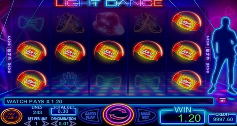Играть Light Dance от Groove в казино 1Win