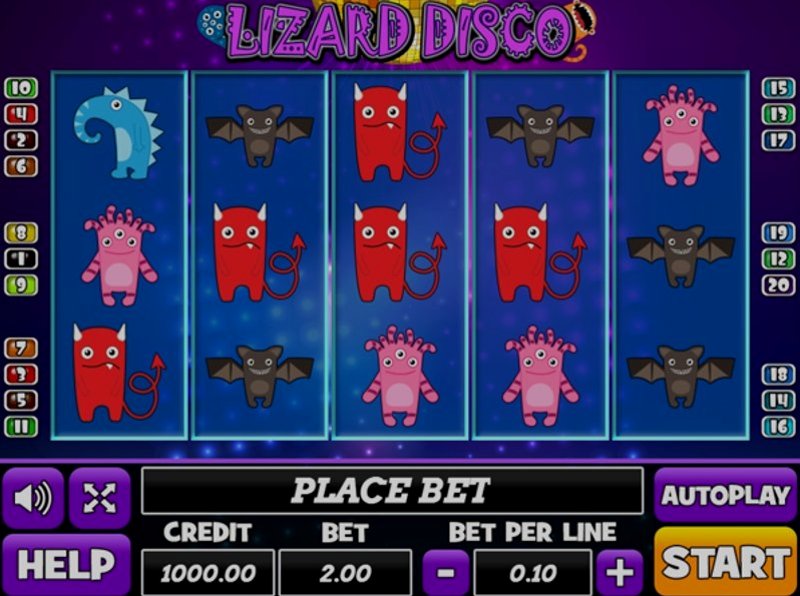 Играть Lizard Disco от Play Pearls в казино 1Win