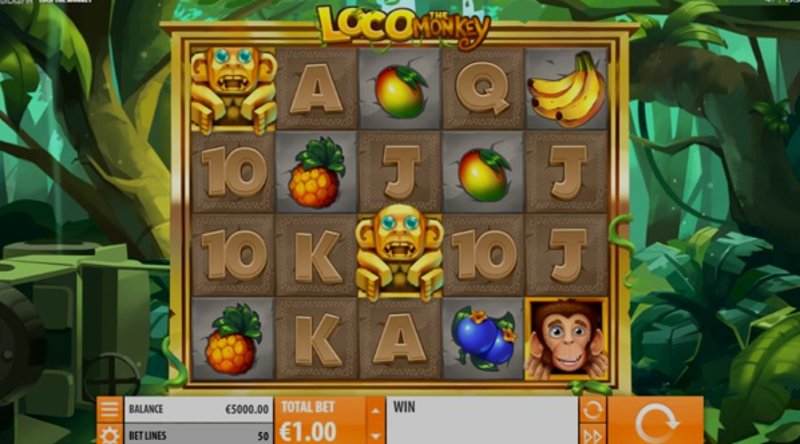 Играть Loco the Monkey от Quickspin в казино 1Win