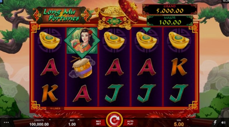 Играть Long Mu Fortunes от Microgaming в казино 1Win