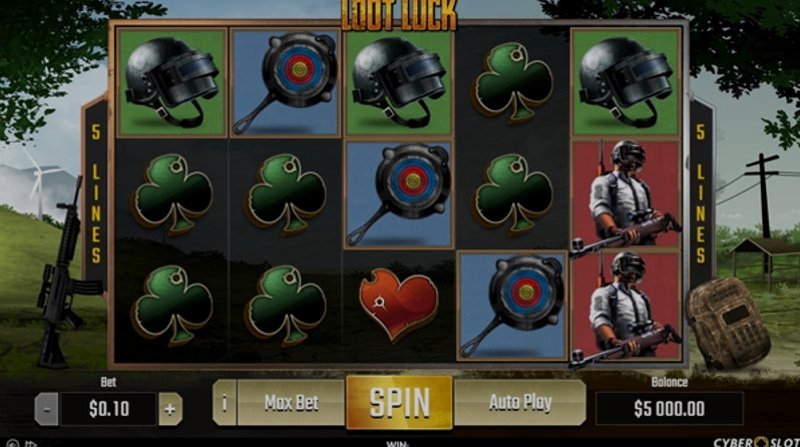 Играть Loot luck от Cyberslots в казино 1Win