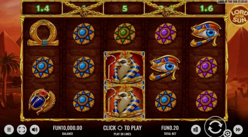 Играть Lord of the Sun от Platipus в казино 1Win