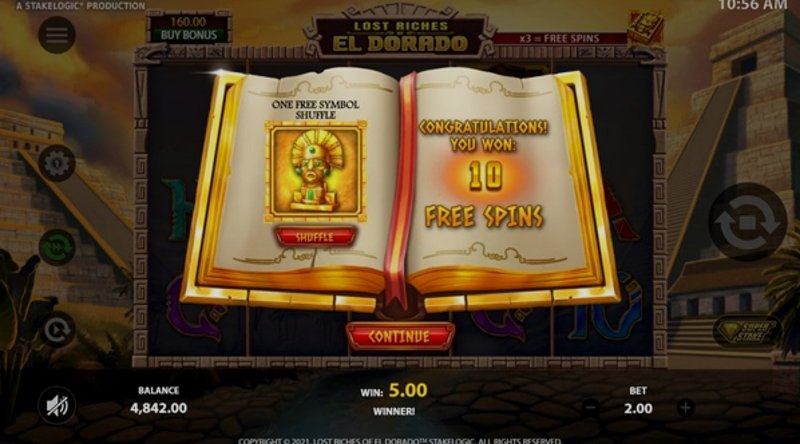 Играть Lost Riches of El Dorado от Stakelogic в казино 1Win