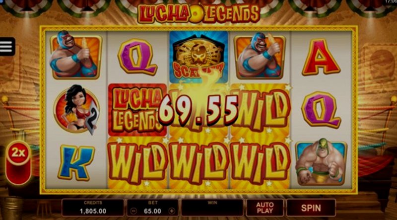Играть Lucha Legends от Microgaming в казино 1Win
