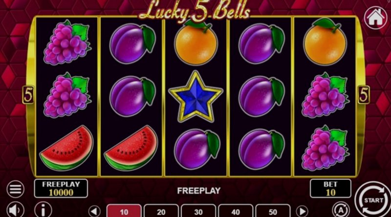Играть Lucky 5 Bells от 1spin4win в казино 1Win