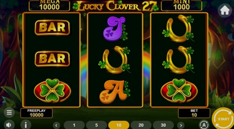 Играть Lucky Clover 27 от 1spin4win в казино 1Win