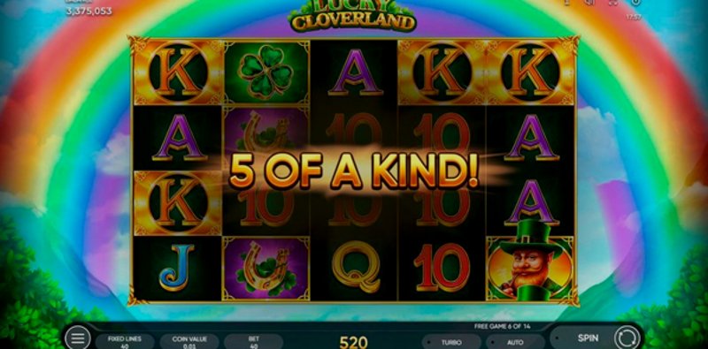 Играть Lucky Cloverland от Endorphina в казино 1Win