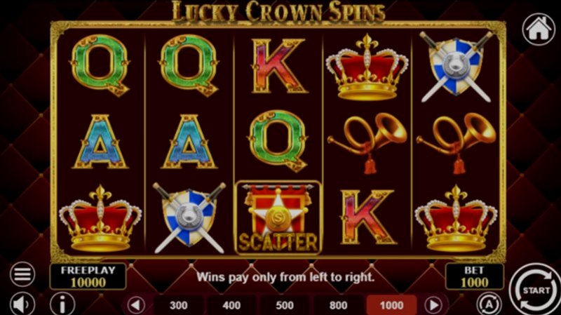 Играть Lucky Crown Spins от 1spin4win в казино 1Win