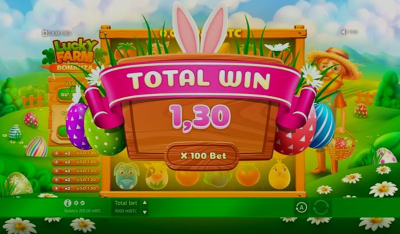 Играть Lucky Farm Bonanza от Bgaming в казино 1Win