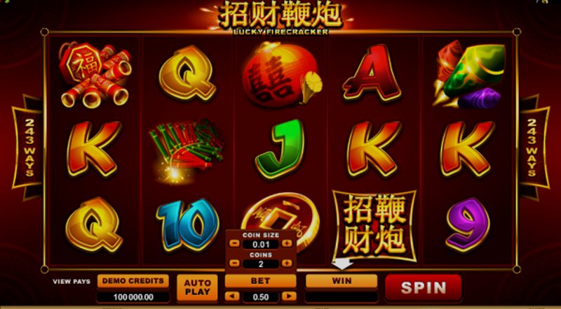 Играть Lucky Firecracker от Microgaming в казино 1Win