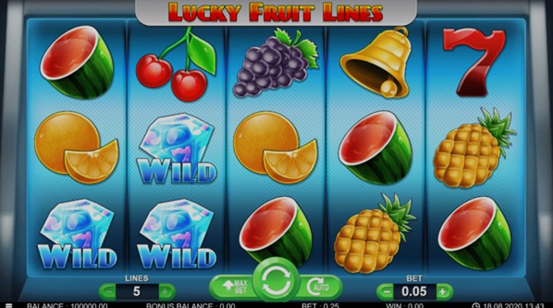 Играть Fruit Lines от Oryx в казино 1Win