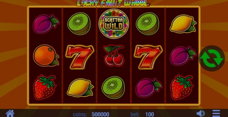 Играть Lucky Fruit Wheel от Swintt в казино 1Win