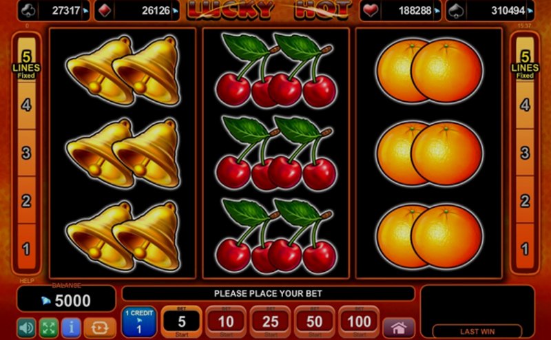 Играть Lucky Hot от Amusnet Interactive в казино 1Win