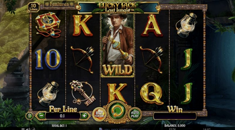 Играть Lucky Jack Lost Jungle от Spinomenal в казино 1Win