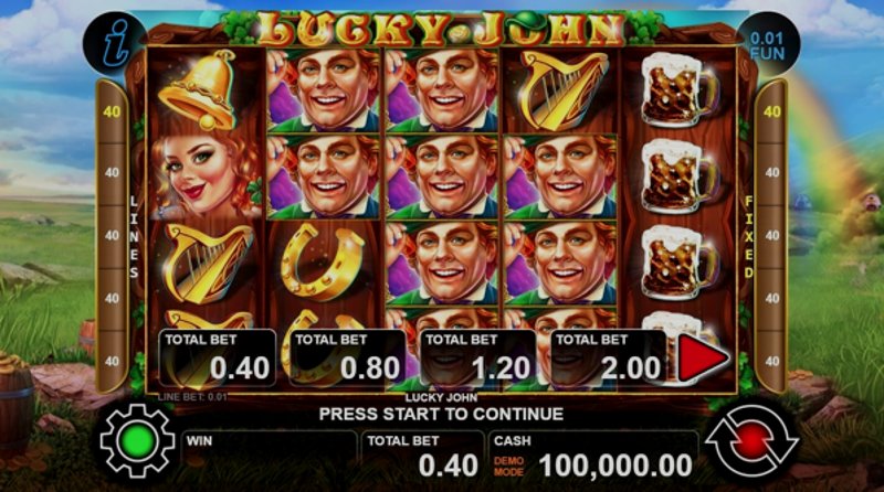 Играть Lucky John от Ct Interactive в казино 1Win