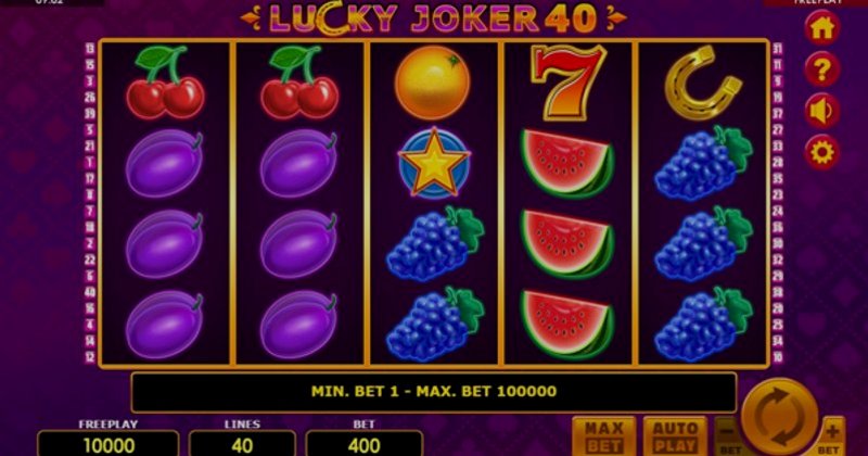 Играть Joker 40 от Synot в казино 1Win