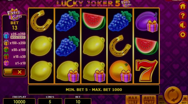 Lucky Joker 5 Extra Gifts Amatic в казино 1Win (1Вин) Lucky Joker 5 Extra Gifts Amatic в казино 1Win (1Вин)
