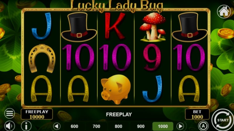 Играть Lucky Lady Bug от 1spin4win в казино 1Win