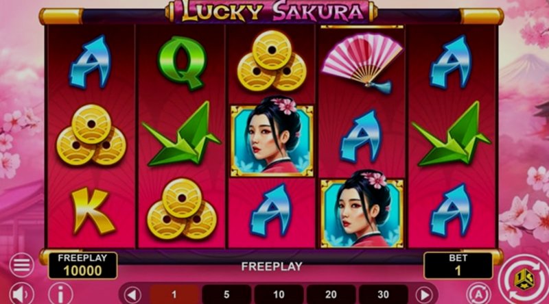 Играть Lucky Sakura от 1spin4win в казино 1Win
