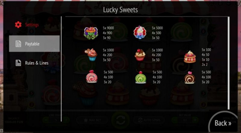 Играть Lucky Sweets от Bgaming в казино 1Win