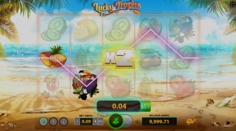 Играть Lucky Tropics от Bf Games в казино 1Win