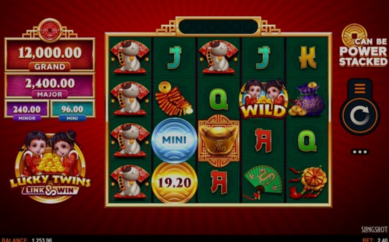 Играть Lucky Twins Link&Win от Games Global в казино 1Win