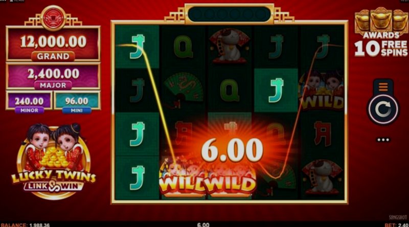 Играть Lucky Twins от Microgaming в казино 1Win