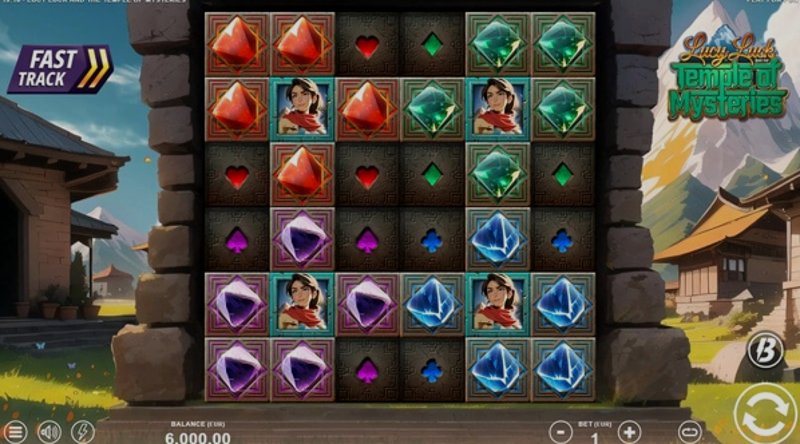 Играть Lucy Luck and the Temple of Mysteries от Slotmill в казино 1Win