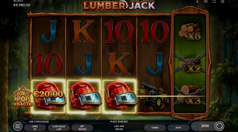 Играть Lumber Jack от Endorphina в казино 1Win