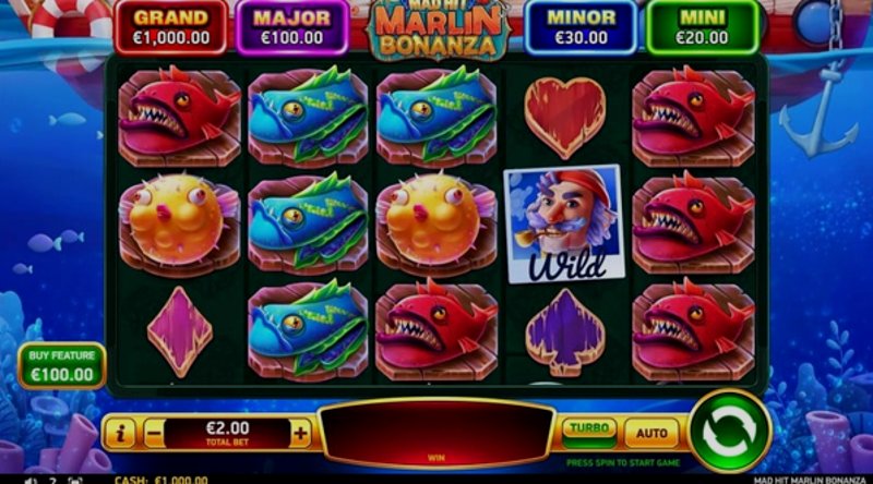 Играть Mad Hit Marlin Bonanza от Rubyplay в казино 1Win