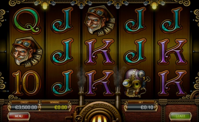 Играть Mad Mechanic Deluxe от Apollo Play в казино 1Win