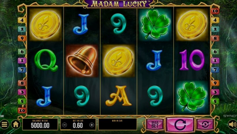 Играть Madam Lucky от Synot в казино 1Win