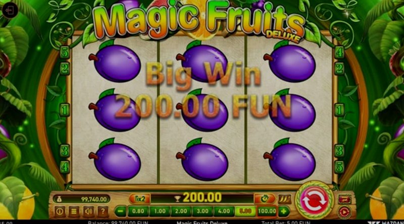Играть Magic Fruits Deluxe от Wazdan в казино 1Win