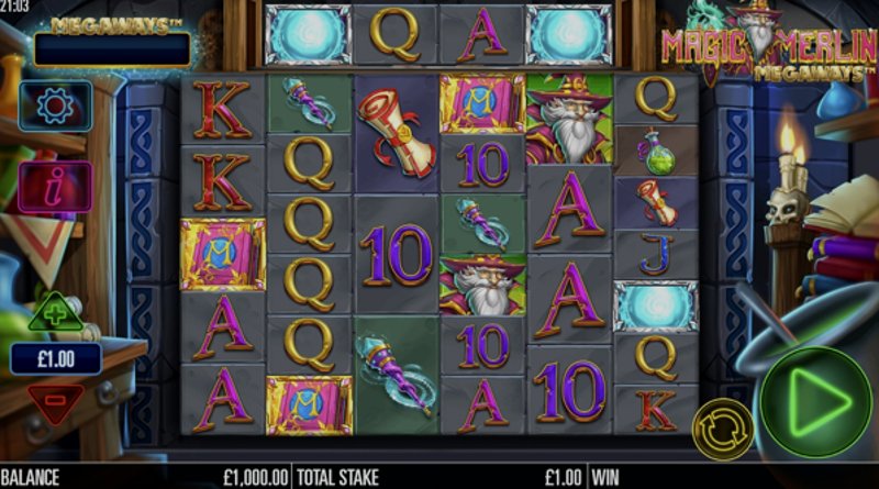Играть Magic Merlin Megaways от Games Global в казино 1Win