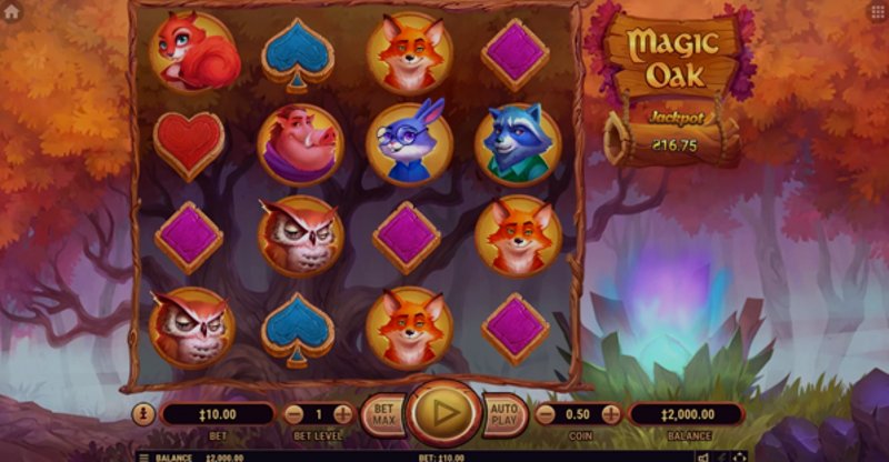 Играть Magic Oak от Habanero в казино 1Win