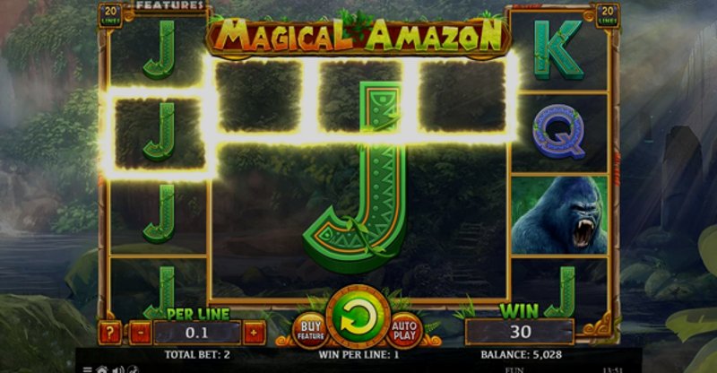 Играть Magical Amazon от Spinomenal в казино 1Win