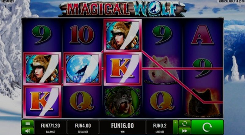 Играть Magical Wolf от Platipus в казино 1Win