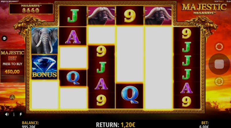 Играть Majestic Megaways от Isoftbet в казино 1Win
